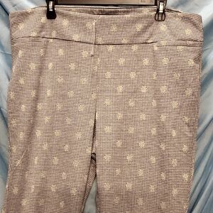 NY&C houndstooth with gold embellishments